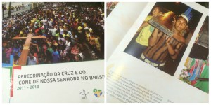 O livro comemorativo com as fotos do projeto Bote Fé foi publicado pelas Edições CNBB. Foto/montagem: Gracielle Reis. 
