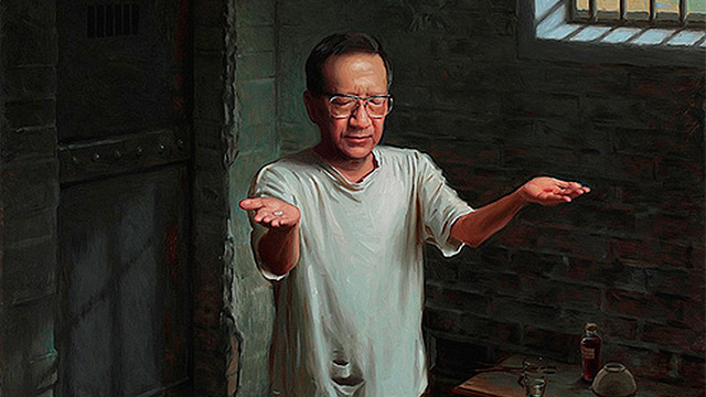 Pintura que retrata a prisão sofrida pelo cardeal François-Xavier Nguyen Van Thuan.