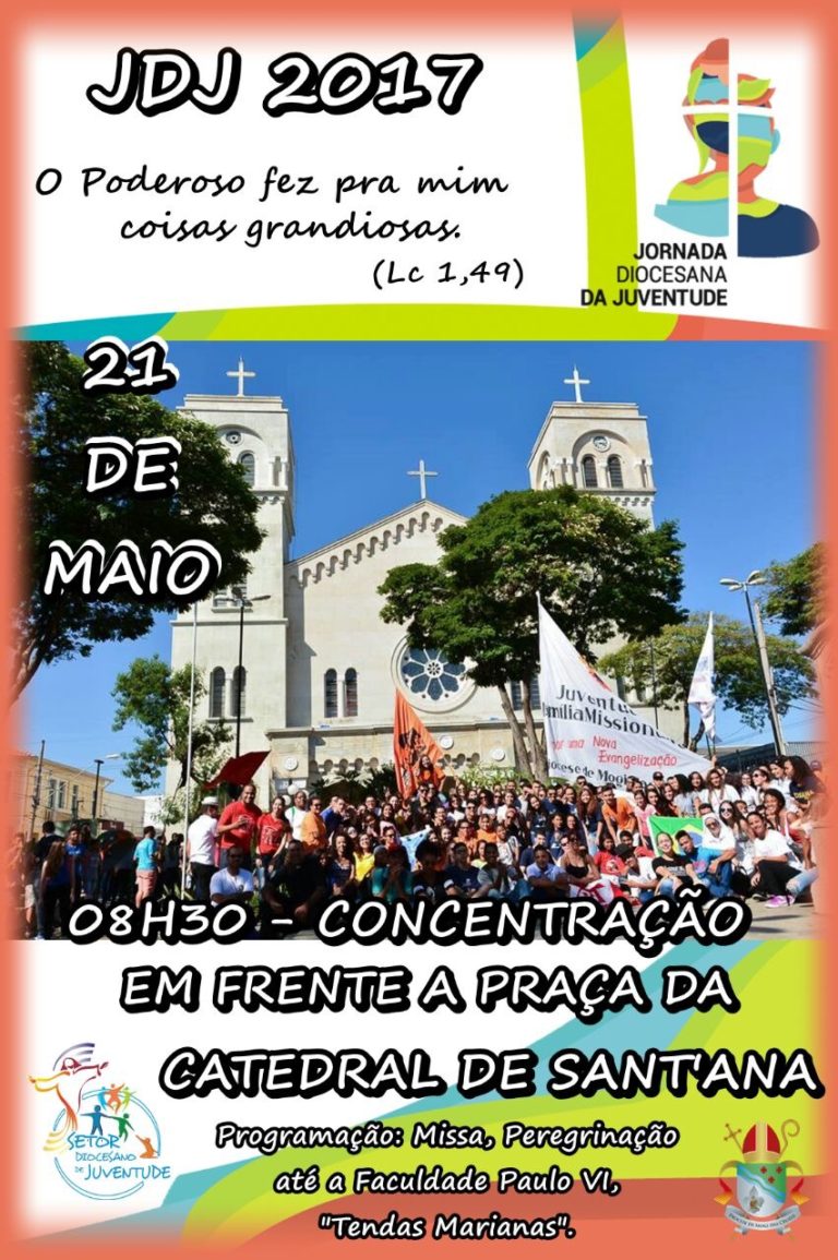 JDJ da Diocese de Mogi das Cruzes (SP) é neste domingo, dia 21 Jovens Conectados Comissão